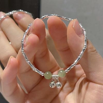 Браслет с бамбуковым колокольчиком для женщин и девочек, счастливый браслет в китайском стиле, свадебная вечеринка, ювелирные изделия, подарок