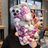 Розовый чехол для телефона с цветочным рисунком для iPhone 14 13 12 11 Pro Max XS X XR SE 2020 6 7 8 Plus Mini Transparent Shell