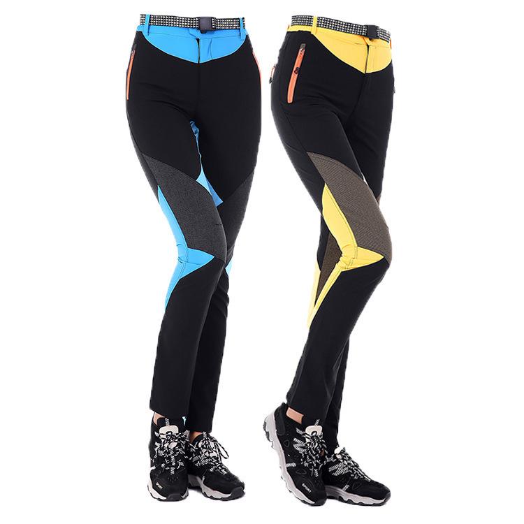 Women's Color-Block Quick-Dry Slim-Fit Mountaineering Pants