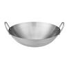 ZISIZ 28cm 316 Stainless Steel Double-Handle Round Bottom Pot
