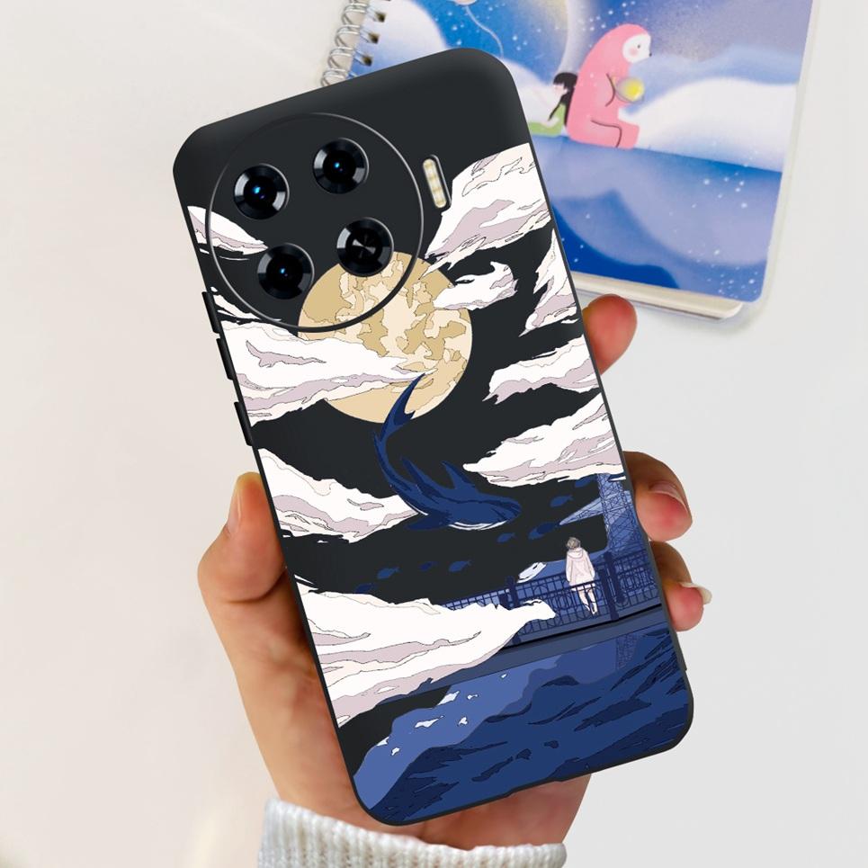 Мягкий силиконовый задний чехол для Tecno Spark 20 20c 20 Pro Pro+ Plus, противоударный чехол, крутой стиль, узор с драконом и мультяшными персонажами