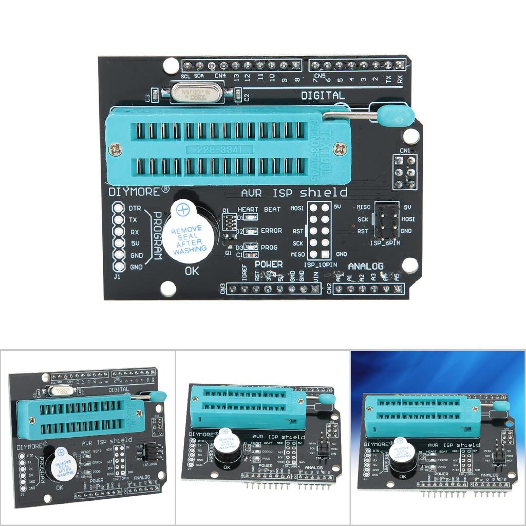 AVR ISP Shield Прожигающий Прожигатель Загрузчика Программатор для Разработки Плата Расширения
