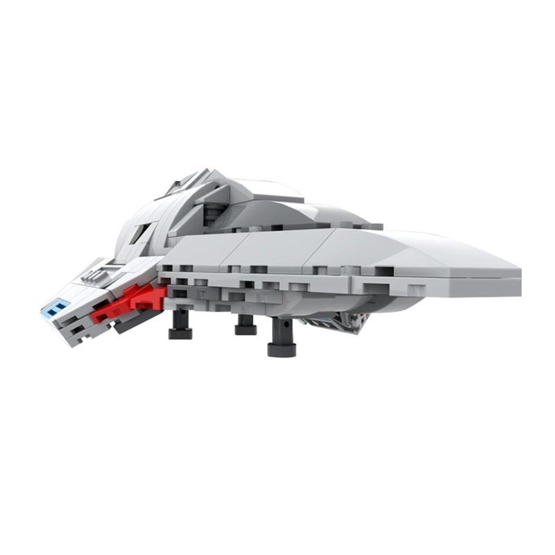 MOC Star Trek Voyager Delta spacecraft high brick parts assembly building block toy