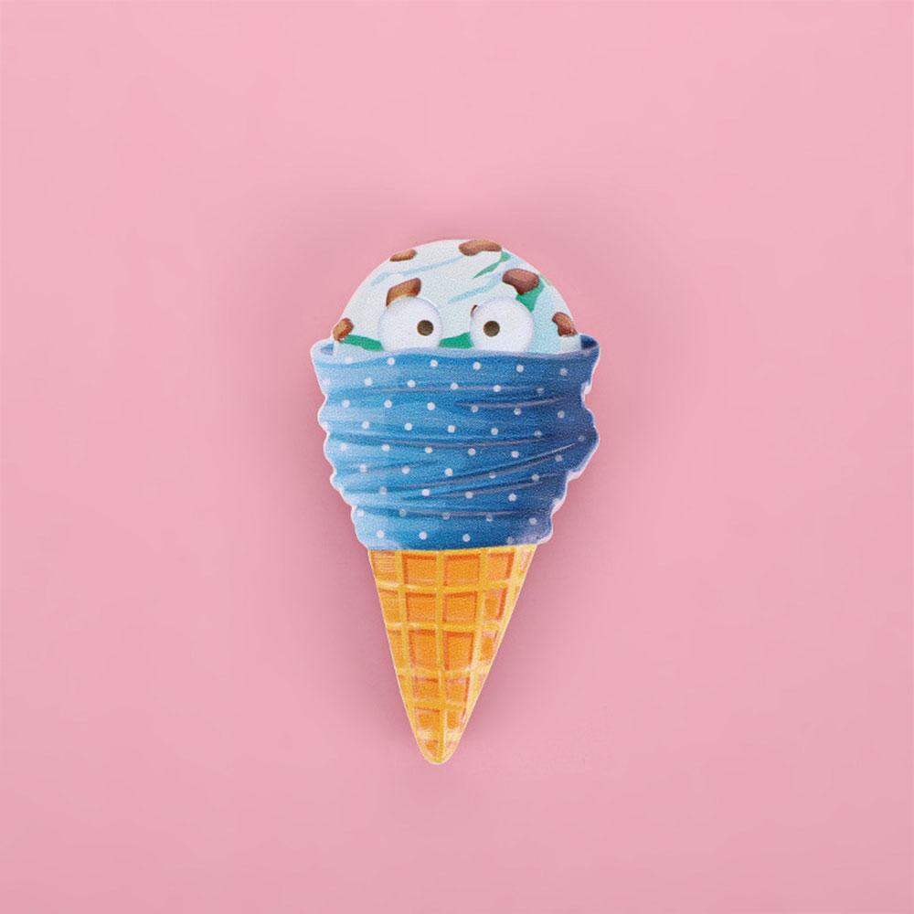 Мультфильм 3D Креативный дизайн Наклейки на холодильник Милая личность Домашнее украшение Цвет Пищевая смола Подарок Несколько стилей