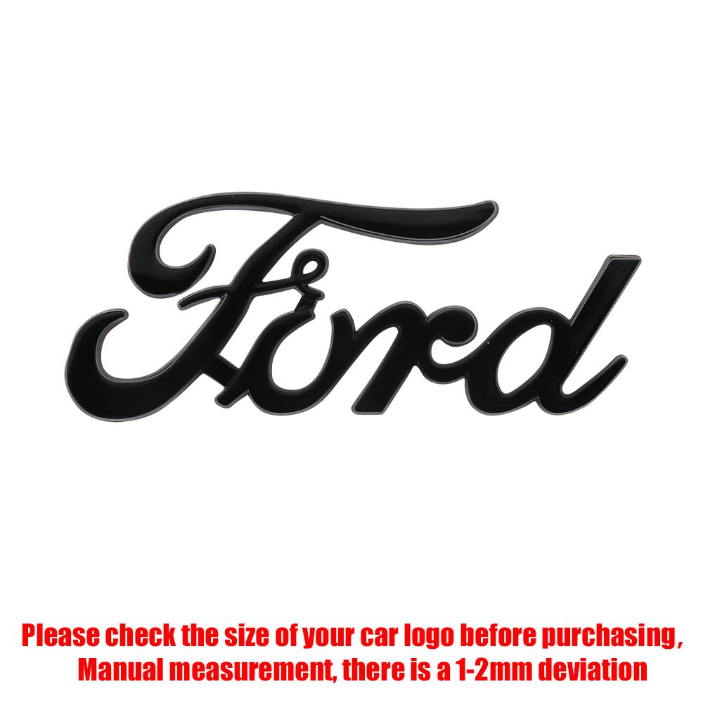 AJJ1 3D Letters Car Body Rear Trunk Bumper Emblem Stickers Badge Decal For Ford Focus Logo Fusion MK2 MK4 Fiesta Mustang Accessories