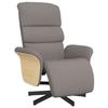 VidaXL Recliner Armchair with Footrest Taupe Fabric 356606