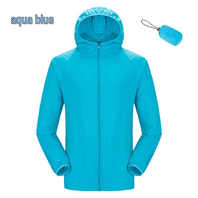 Унисекс Куртка-ветровка для защиты от солнца для улицы с вышитым логотипом на заказ для тимбилдинга