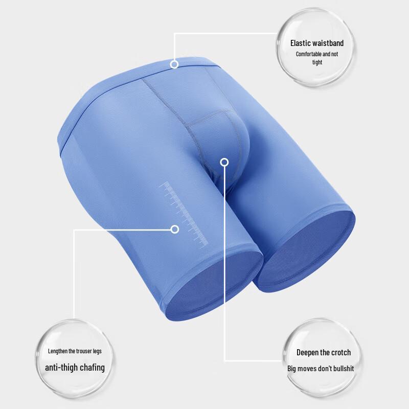 Мужские дышащие боксеры-брифы NBA, предотвращающие натирание (2-Pack)