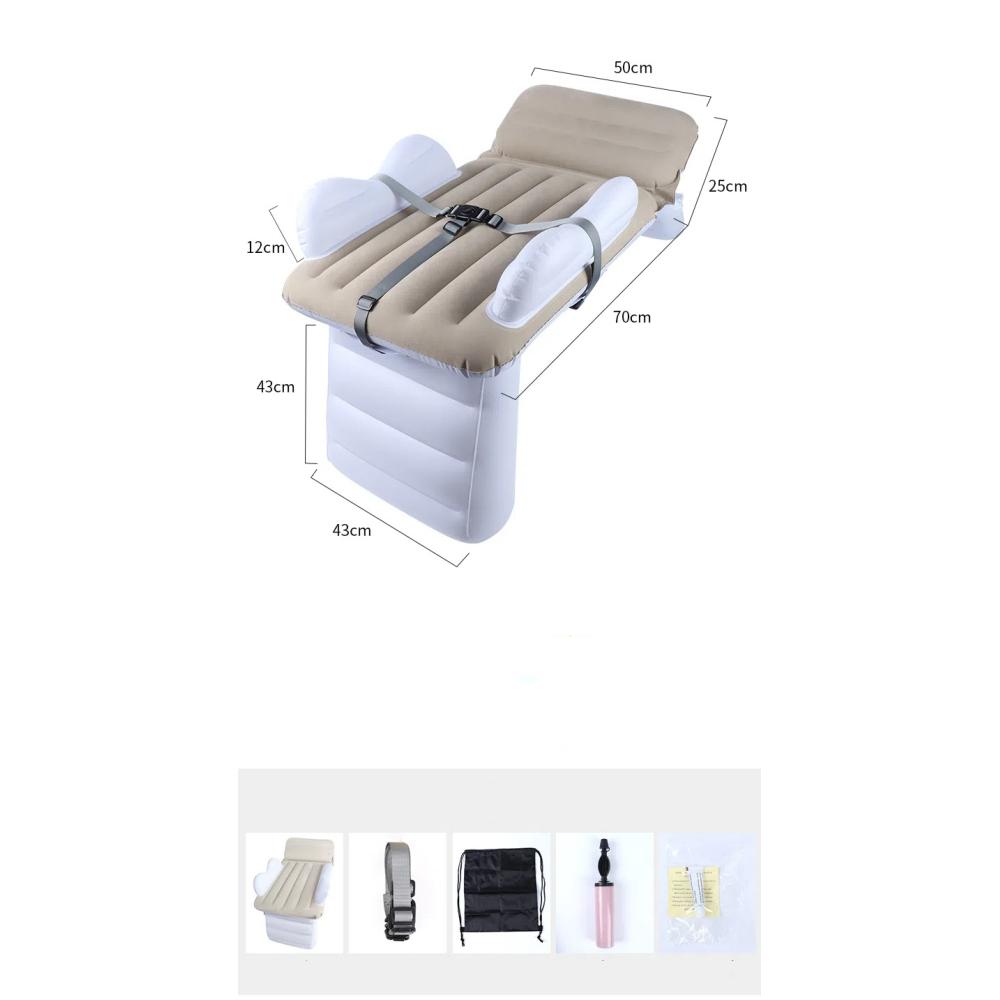 Надувная кровать для автомобиля, кровать для путешествий в самолете, портативная надувная кровать для высокоскоростных поездов, флокированный матрас из ПВХ