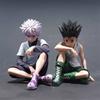 Аниме Hunter x Hunter Фигурки Сидячая Поза Сяо Цзе ПВХ Модель Настольная Коллекция Украшения Детский Подарок