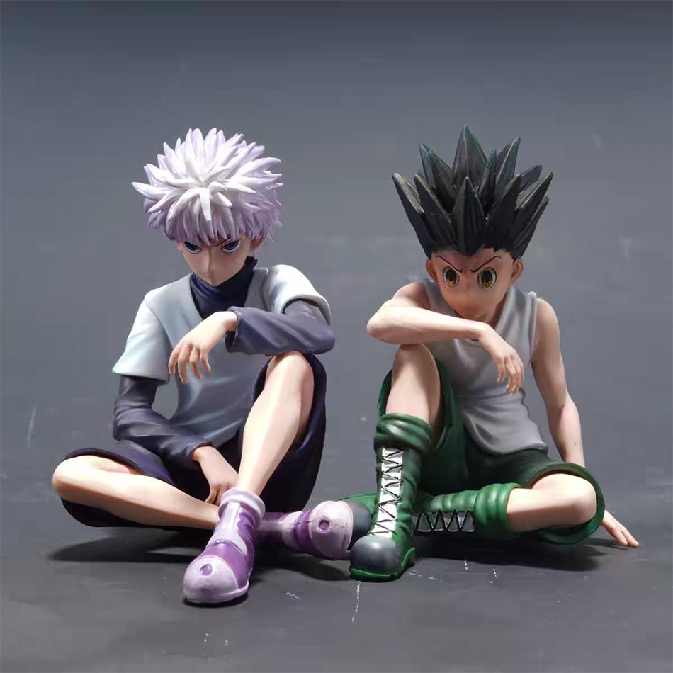 Аниме Hunter x Hunter Фигурки Сидячая Поза Сяо Цзе ПВХ Модель Настольная Коллекция Украшения Детский Подарок