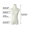 Stretchable Mannequin Bottoming Shirt Velvet Display Cover Replacement Cloth Cover Adjustable Replacement Bridal Shops Cover