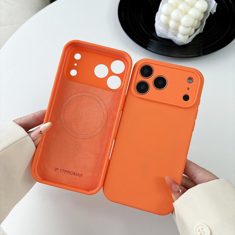 Для al Жидкий Мягкий Силиконовый Чехол для Телефона Для Для Iphone 17 16 1 14 13 Pro Max 17Pro Air Магнитный Беспроводной Чехлы Обложка
