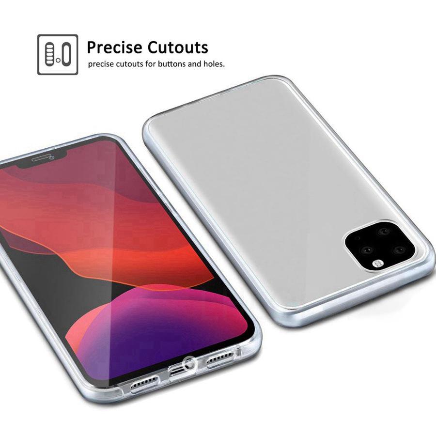 360 Full Body Cover Cases For Samsung Galaxy / Xiaomi Redmi Poco / Apple iPhone / Huawei Honor Double Sided Clear Case Covers