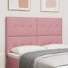 Headboard Pink 144 cm Velvet