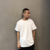230 г хлопковая пустая футболка для мужчин и женщин, свободная повседневная толстая круглая шея, чистый белый цвет с короткими рукавами