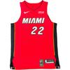 X Коллаборация НБА Майами Хит SS25 Джимми Батлер Модный Удобный Мягкий Приятный к Коже Баскетбольный Джерси Мужской джерси Красный AA9735-608