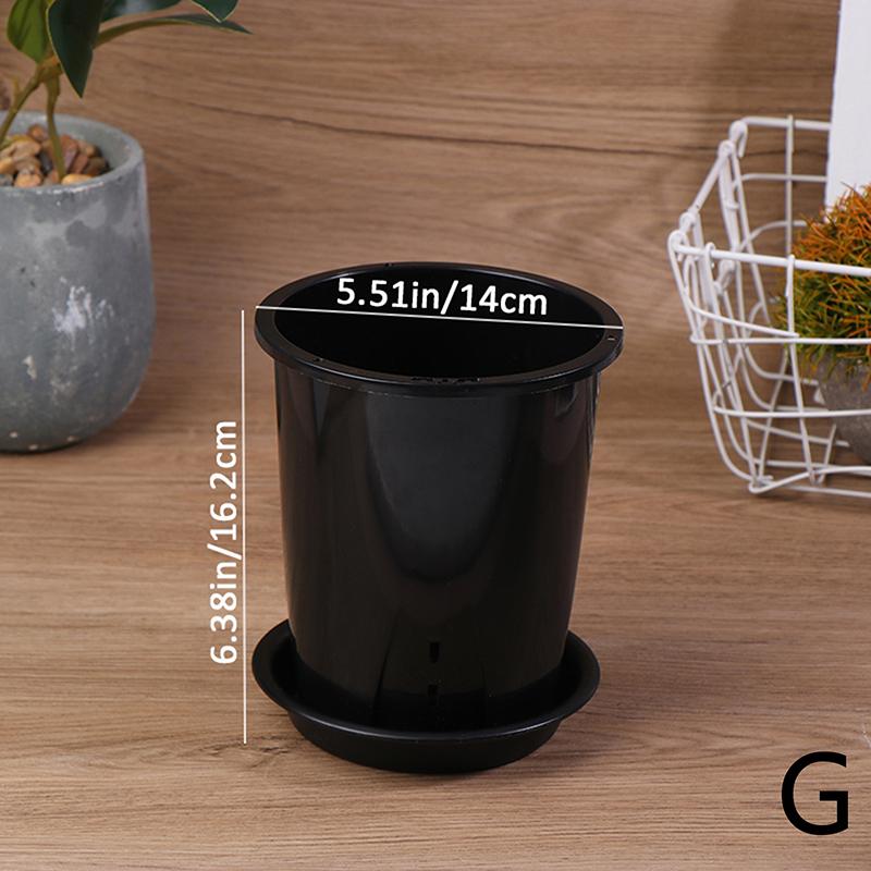 1 шт., цветочный горшок для орхидей, пластиковые горшки с отверстиями, поддон, декоративные контейнеры, утолщенные для комнатного сада, питомника