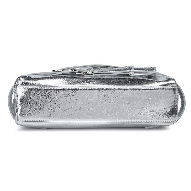 Премиальная текстура винтажная мягкая кожаная сумка для поездок на работу женская стильная мотоциклетная сумка через плечо