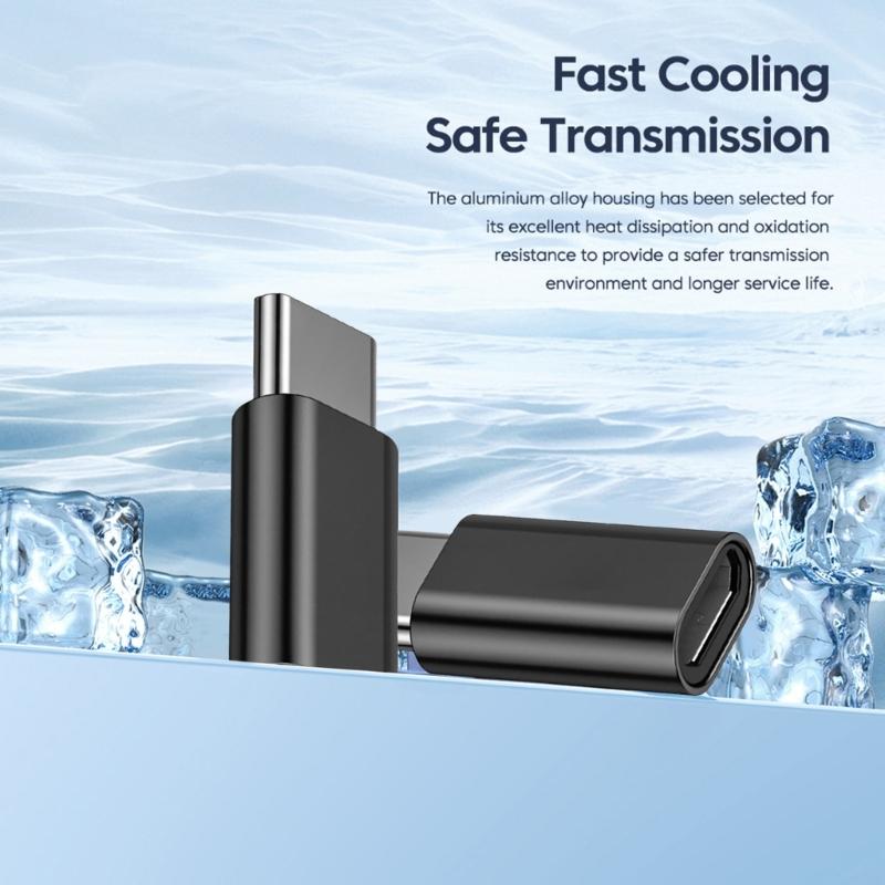 Metal Microed USB Female to Type C Male Adapter Seamlessly Device Connection for Travel Professional