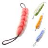 Bath Mesh 2 in 1 Shower Loofah Sponge Soft Exfoliating Bar Back Cleaning Tough Shower Mesh Bath Accessory