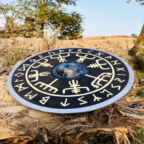60.96 Cm Authentic Battleworn Viking Shield Cosplay Battle Ready Shield Fully Functional Shield Best Gift For Christmas