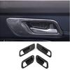 For Nissan Rogue 2021-23 Carbon Fiber pattern Inner Door Handle Bowl Cover Trim