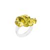 Candy Colored Resin Ring Transparent Geometric Ring Y2K Yabi Size Decorative Ring with Accessories