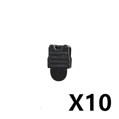 Military Soldiers Fighter Tactical Vest Accessories Building Block Rebound Clothes Armor Bricks Gift Toys For Children J083