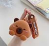 Adorable Capybara Silicone Coin Purse - Cute Cartoon Design for Kids