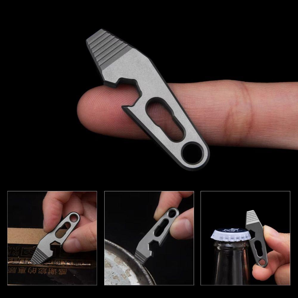 Wear-resistant Mini Pry Bar Durable Keychain Pendant Hexagon Wrench Small Tools Portable