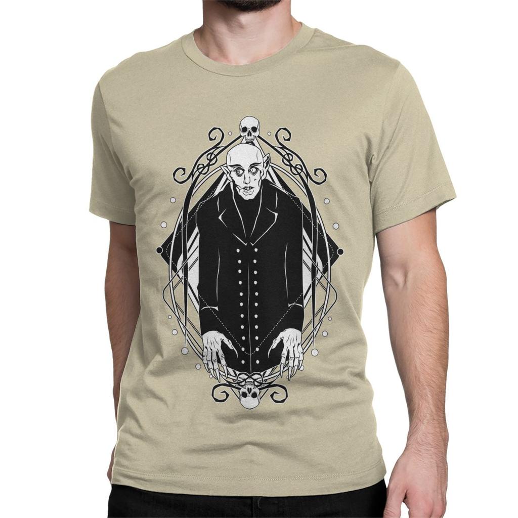 Новинка 1922 Футболка ужасов про вампиров на Хэллоуин для мужчин и женщин, с круглым вырезом, 100% хлопок, футболки Носферату, топы больших размеров