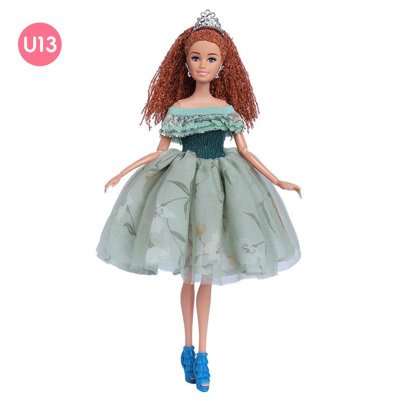 Кукла Барби 30 см с грязными косичками, европейская и американская личность, многосуставной подвижный целый комплект упакованной кукольной кружевной одежды