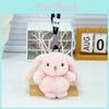 Cute Animal Plush Keychain Toy For Gifts And Collectors Giraffe Rabbit Cat Panda