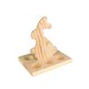 Wooden Egg Holder Rabbit Shape 20 X 18 X 15 Cm