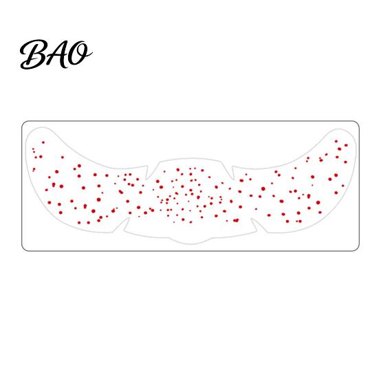 Non-irritating Tattoos for Kids Temporary Tattoo Sticker, Red Freckles Face Tattoo, Waterproof Eco-friendly Adults Festive Party Makeup