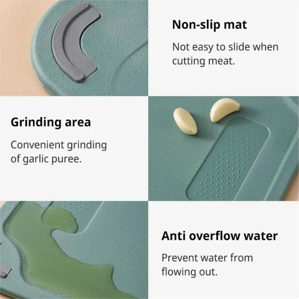 Anti-mold Double-Sided Chopping Board Stainless Steel Chopping Block Household Cutting Board Fruit