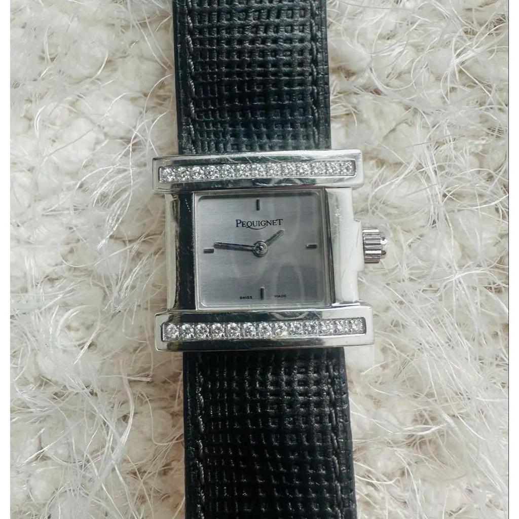 Used PEQUIGNET Watch Silver/Black