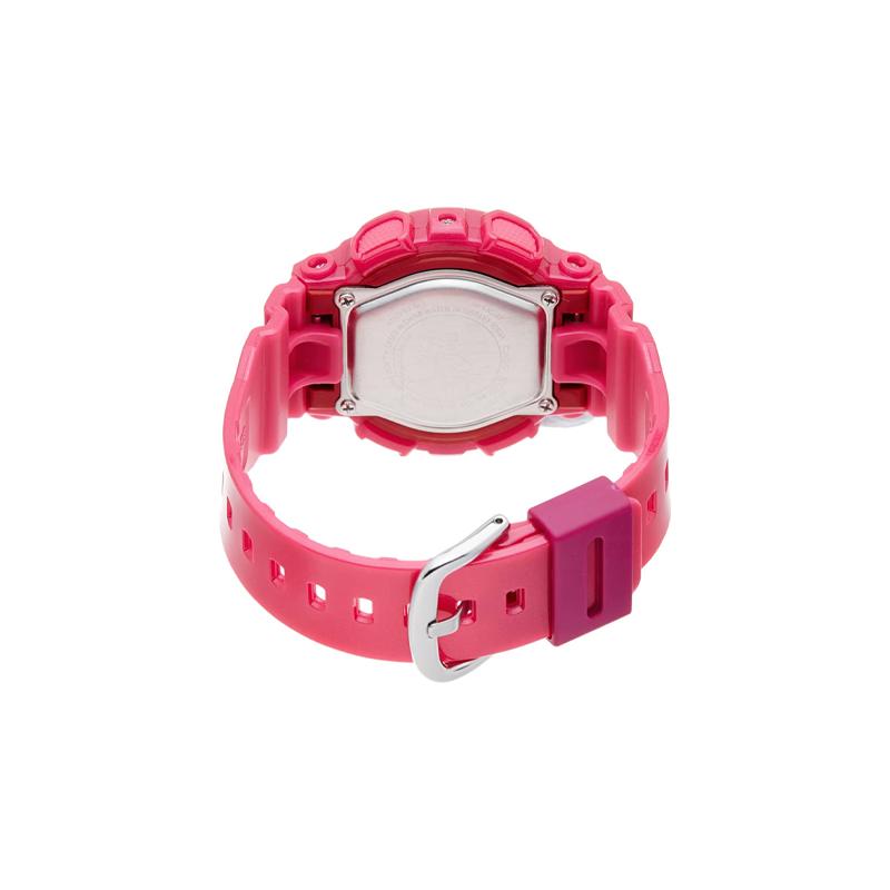 Casio Серия BABY-G по тематике, яркие контрастные цвета, полупрозрачный корпус, персонализированный, повседневный, модный, водонепроницаемый, кварцевый механизм, полимерный корпус BA-112-4A