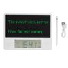 Electronic Calendar with Notepad LCD Handwriting Board Digital Date Clock Writing Pad for Home and