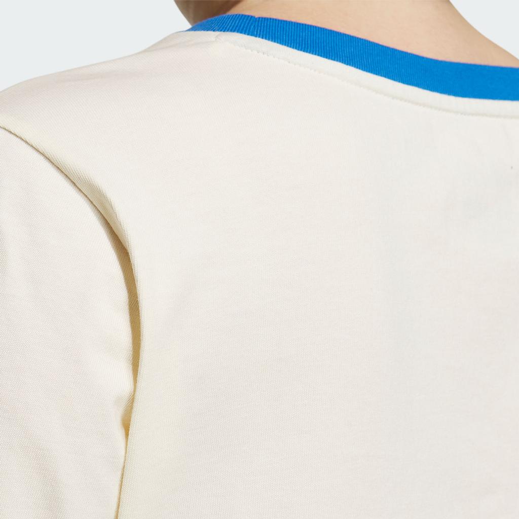 Adidas Neo X Disney Alien Tee With Pixar Three-Eyed Alien Cartoon Print And Colorblock Women Tops Off-White IP9383