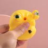 Игрушка для сжатия цыпленка Сногсшибательная игрушка-антистресс для курицы Забавная кукла для взрыва глазного яблока Игрушка для снятия стресса Креативная мультяшная мягкая игрушка из ТПР-щипка для взрослых
