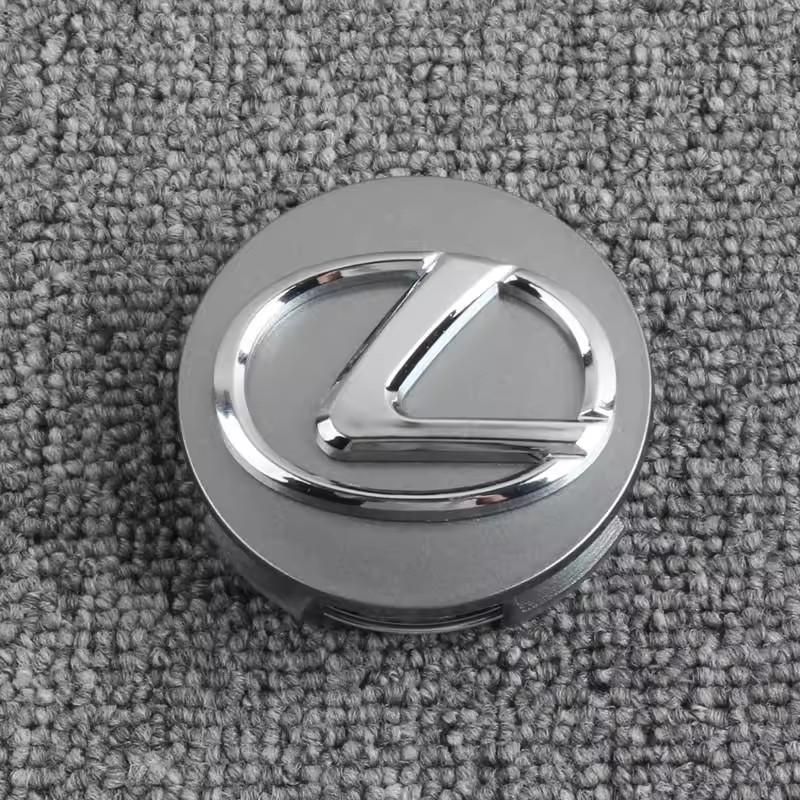 AABGF1 4Pcs Car Emblem 62MM Wheel Center Cover Hub Accessories For Lexus GS IS LS500h ES260 ES300h RX350h NX260 UX260 LM LC RZ450e TX