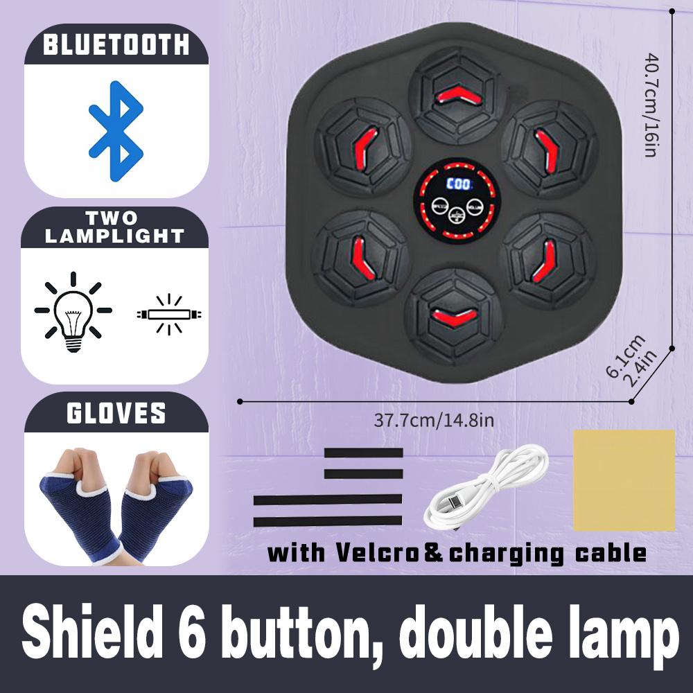 New Smart Music Boxing Machine Adult/Children Sports Fitness Boxing Trainer Home Exercise Response Training Boxing Wall Target