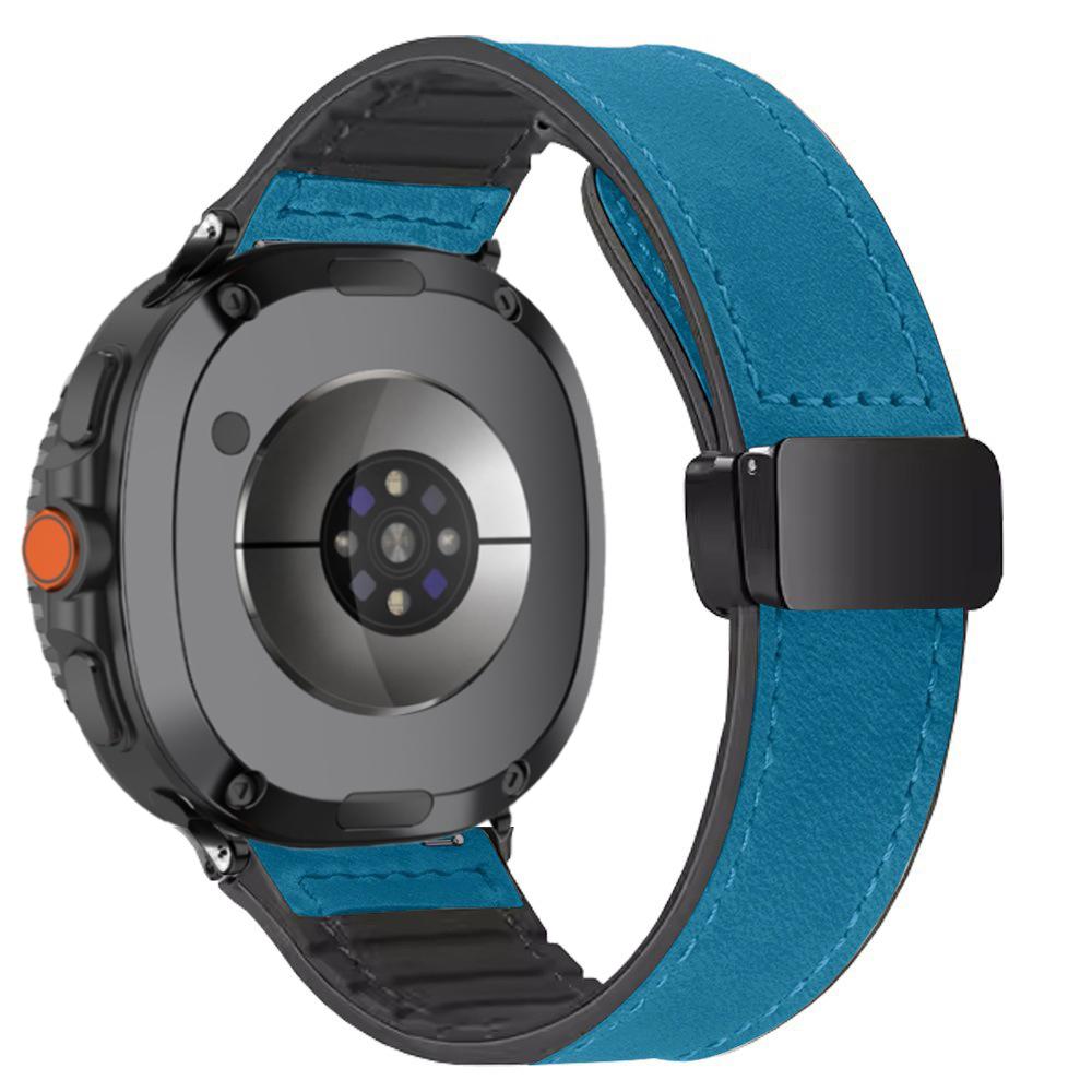 Силиконовый кожаный ремешок для Samsung Galaxy Watch 8 40 мм 44 мм Watch 8 Classic 46 мм Магнитный браслет Galaxy Ultra 2025 47 мм Correa