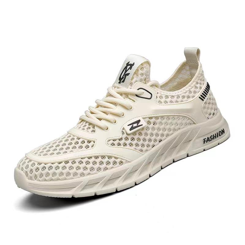 Мужская обувь лето новый полый дышащий повседневный универсальный сетчатый обувь мягкая подошва износостойкая для бега мужская спортивная обувь