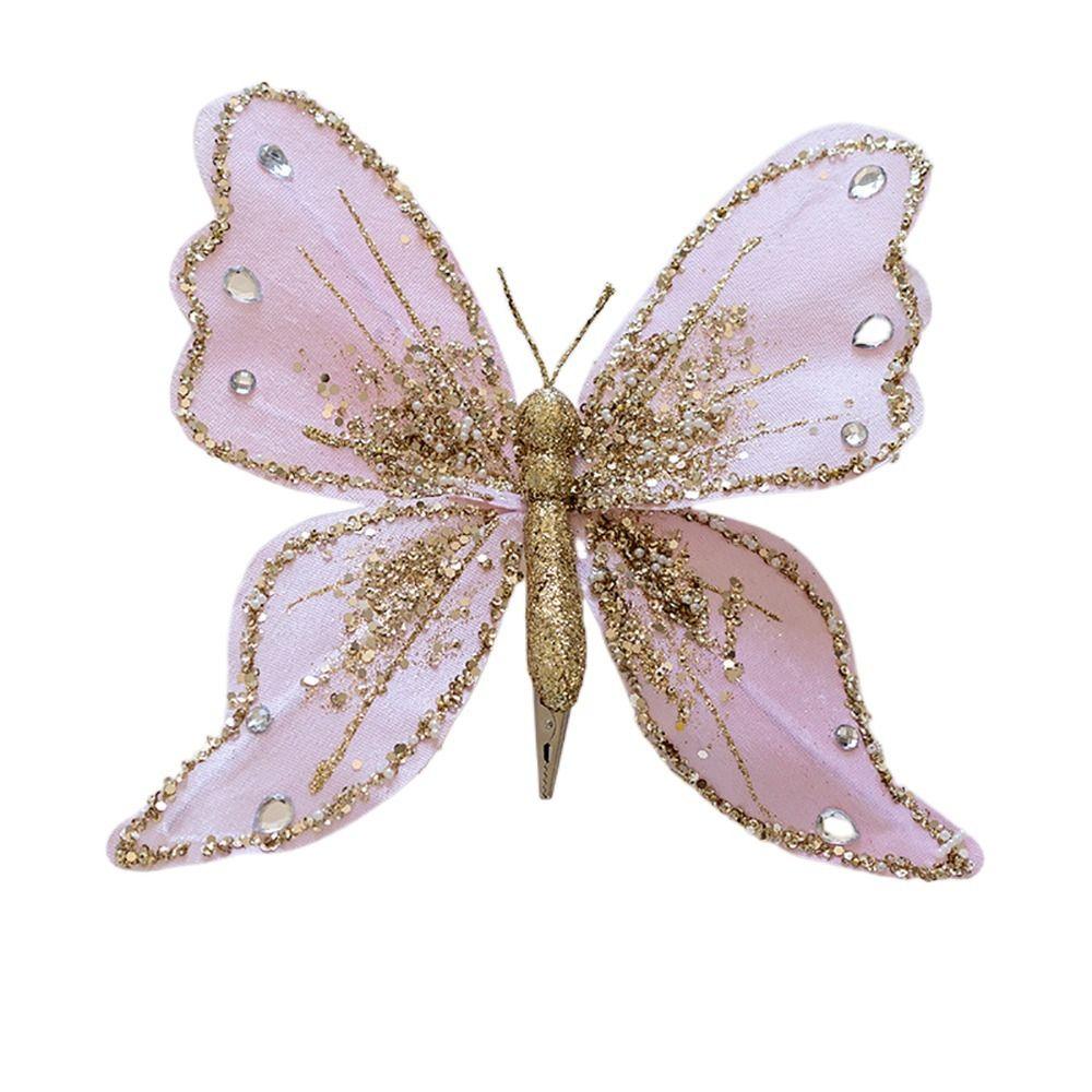 Разноцветное украшение на рождественскую елку 25*21 см подвесное украшение НОВЫЙ Рождественский фестиваль бабочек