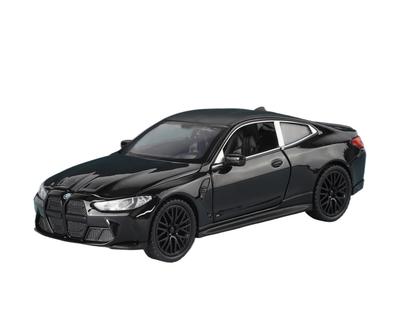 Модель-машинка 1/32 BMW M4 Luxury Alloy Sedan, Имитация звука и света, Амортизация на четыре колеса, Сильный возвратный механизм