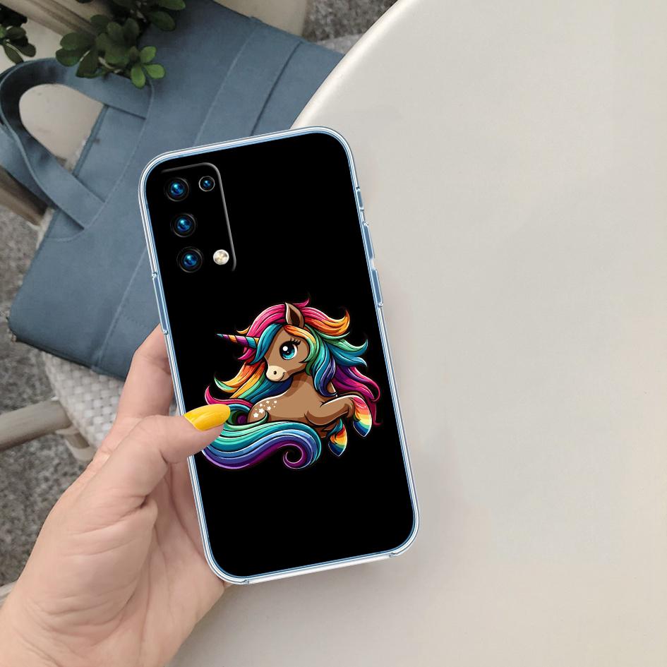 AQ25 Cartoon Unicorn Phone Case for Motorola Moto G10 G20 G30 G31 G32 G34 G35 G41 G42 G50 G51 G52 G55 G60 G60S G62 G71 G72 G75