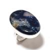 Sodalite Handmade 925 Sterling Silver Jewelry Ring Size 6 y8S50
